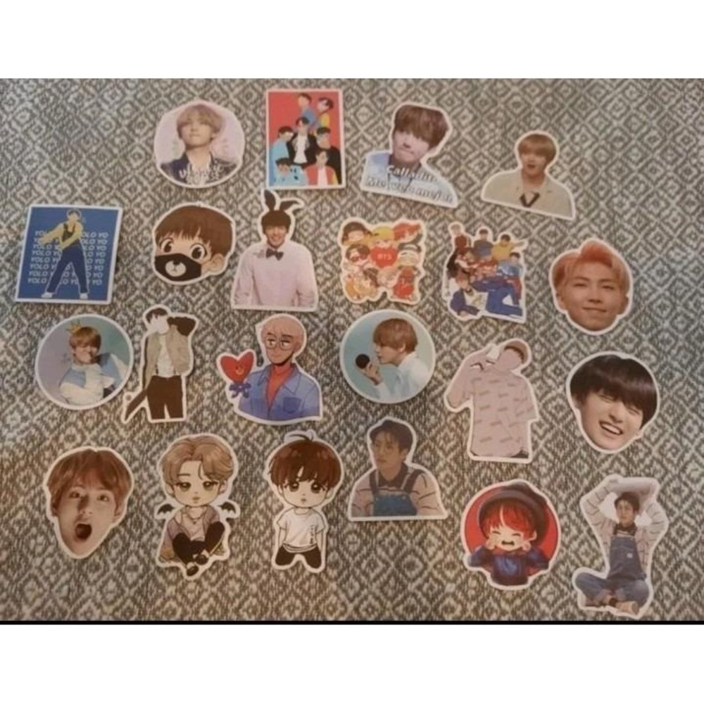 BTS Stickers Bts vinyl stickers korean singer boy band 75 stickers decals New - Picture 5 of 5